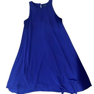 Ralph Lauren Elegant Blue Sleeveless Dress